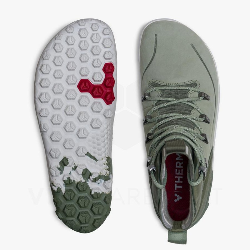 Chaussure de Randonnée Vivobarefoot Tracker Decon FG2 Femme Vert Olive | FR269DO