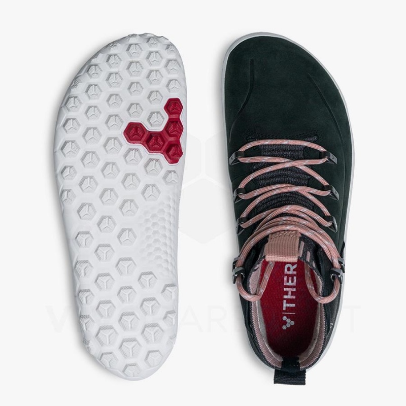 Chaussure de Randonnée Vivobarefoot Tracker Decon FG2 Femme Obsidienne Rose | FR268EI