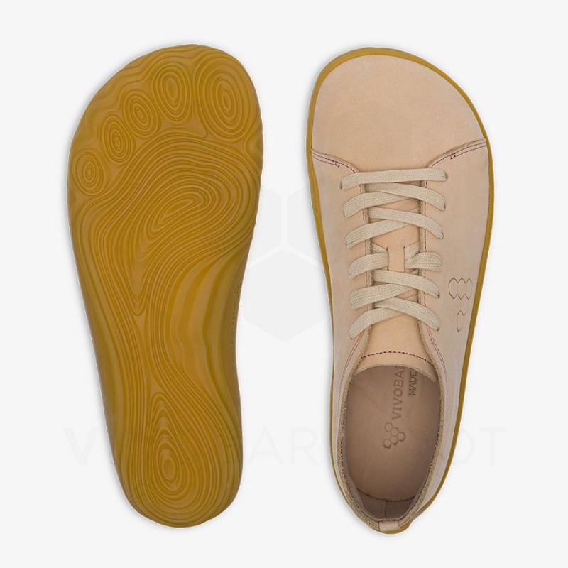 Chaussures Lifestyle Vivobarefoot Addis Femme Beige | FR142AS