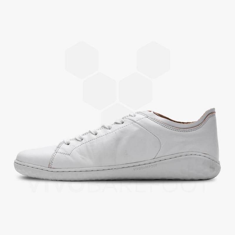 Chaussures Lifestyle Vivobarefoot Geo Court III Homme Blanche | FR316IR