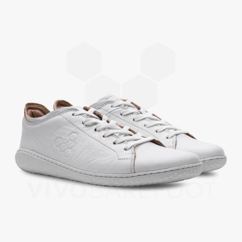 Chaussures Lifestyle Vivobarefoot Geo Court III Homme Blanche | FR316IR