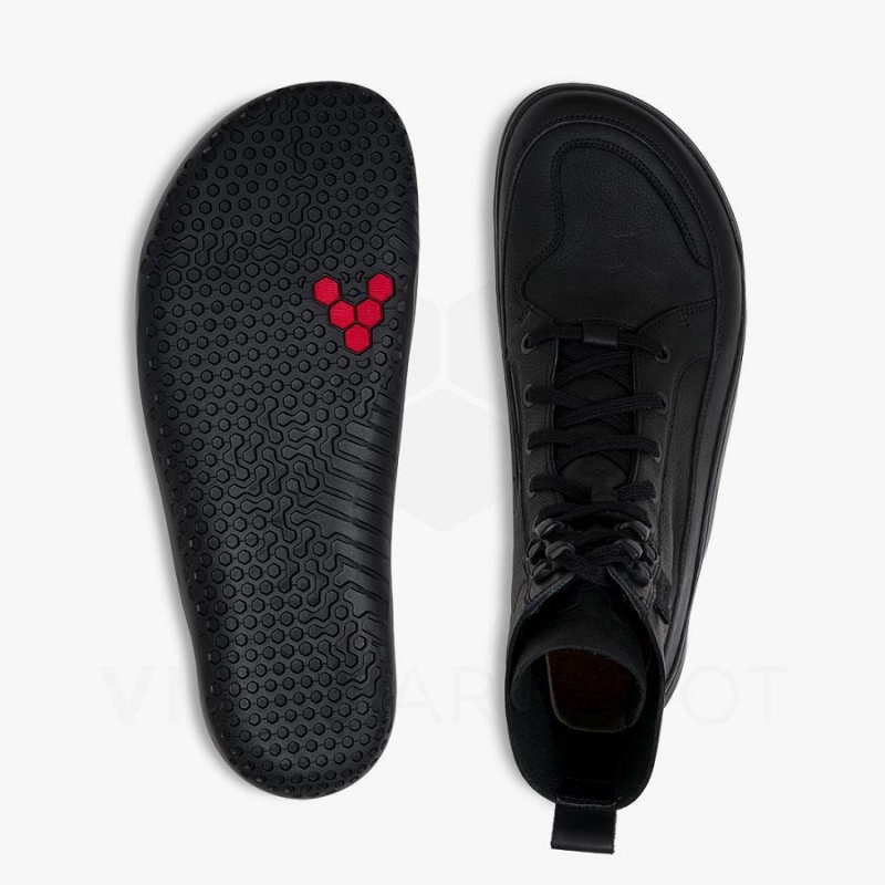 Chaussures Lifestyle Vivobarefoot Gobi Boot Homme Obsidienne | FR321DO