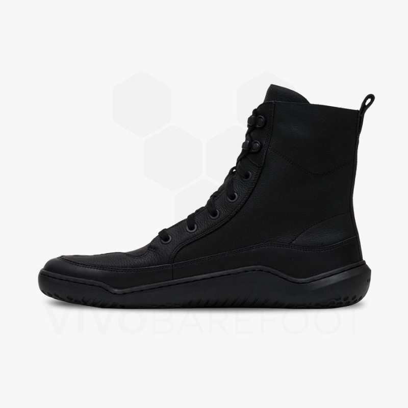 Chaussures Lifestyle Vivobarefoot Gobi Boot Homme Obsidienne | FR321DO