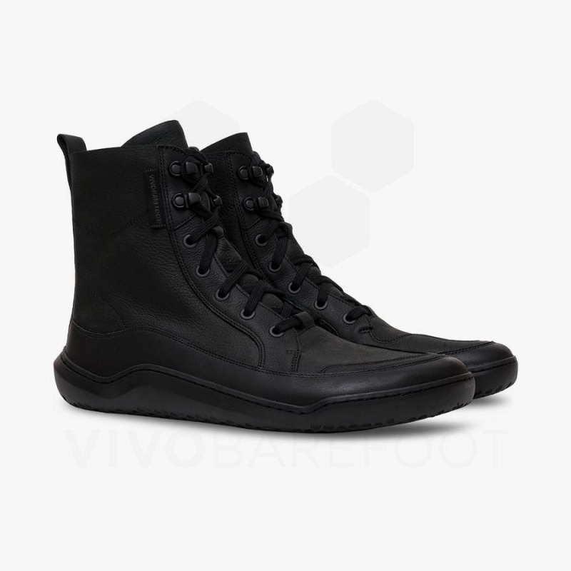 Chaussures Lifestyle Vivobarefoot Gobi Boot Homme Obsidienne | FR321DO