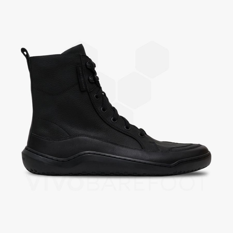 Chaussures Lifestyle Vivobarefoot Gobi Boot Homme Obsidienne | FR321DO