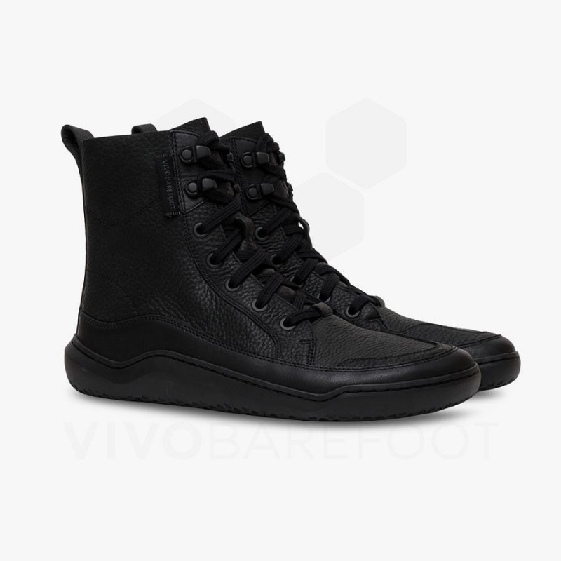 Chaussures Lifestyle Vivobarefoot Gobi Boot Femme Obsidienne | FR156MM