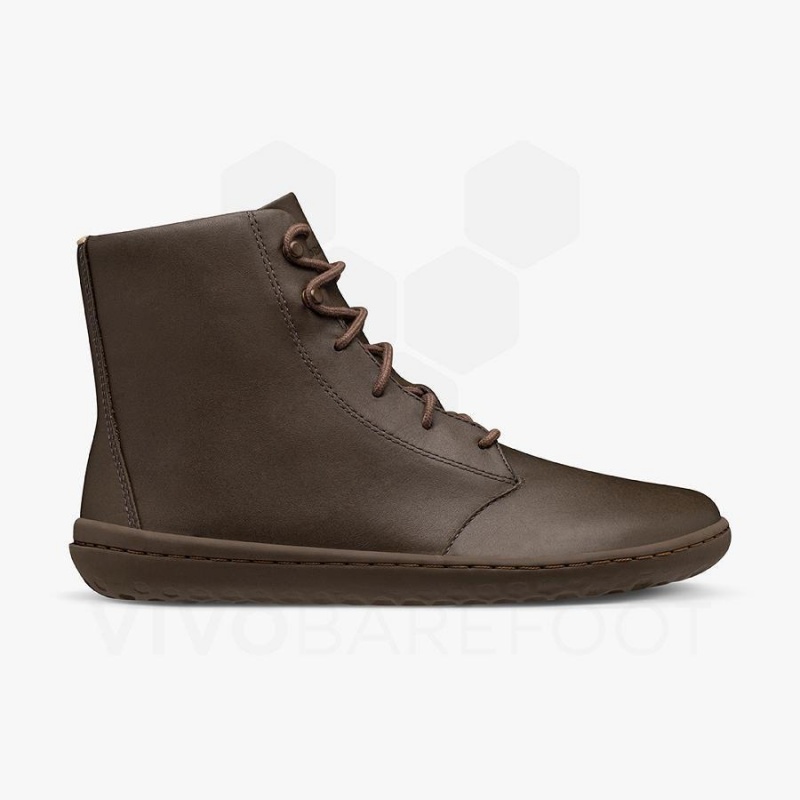 Chaussures Lifestyle Vivobarefoot Gobi HI IV Femme Cafe | FR118YF