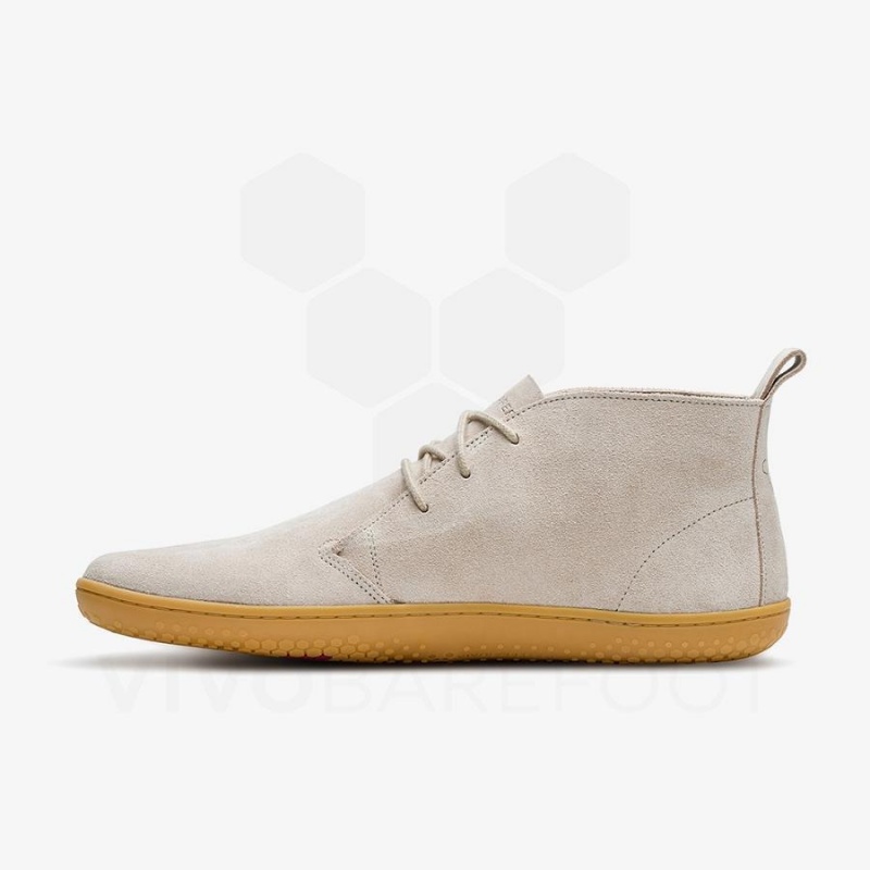 Chaussures Lifestyle Vivobarefoot Gobi III Daim Homme Beige | FR299ZD