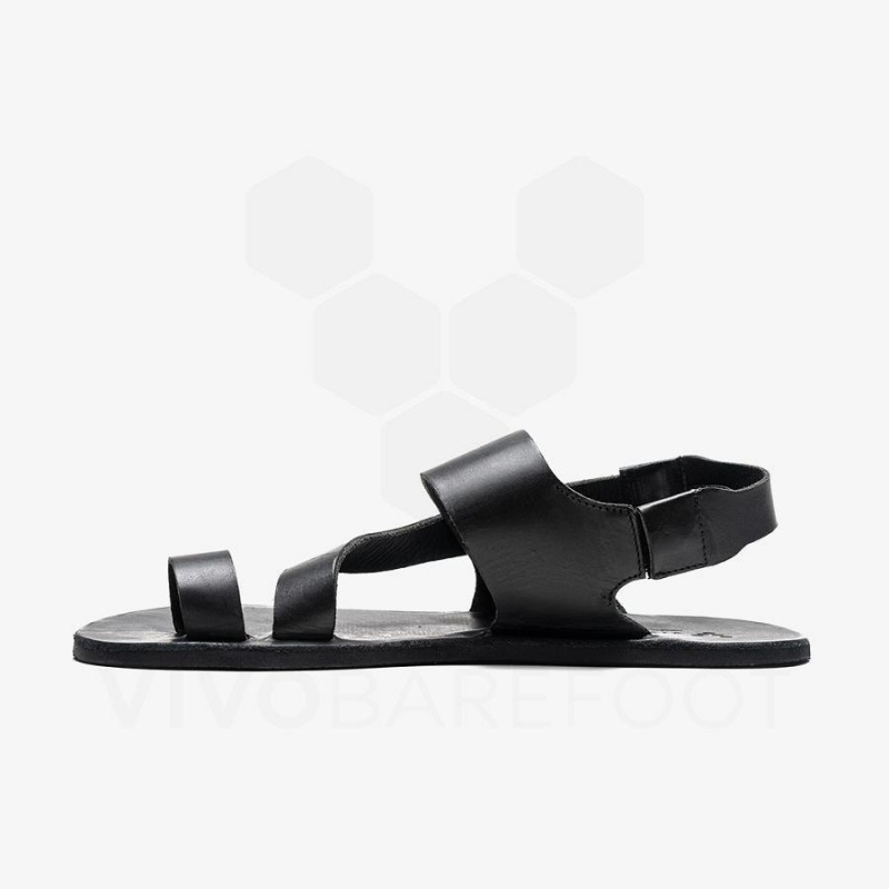 Chaussures Lifestyle Vivobarefoot Opanka Sandal Femme Noir | FR134IR