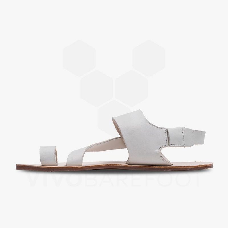 Chaussures Lifestyle Vivobarefoot Opanka Sandal Femme Blanche | FR133JE