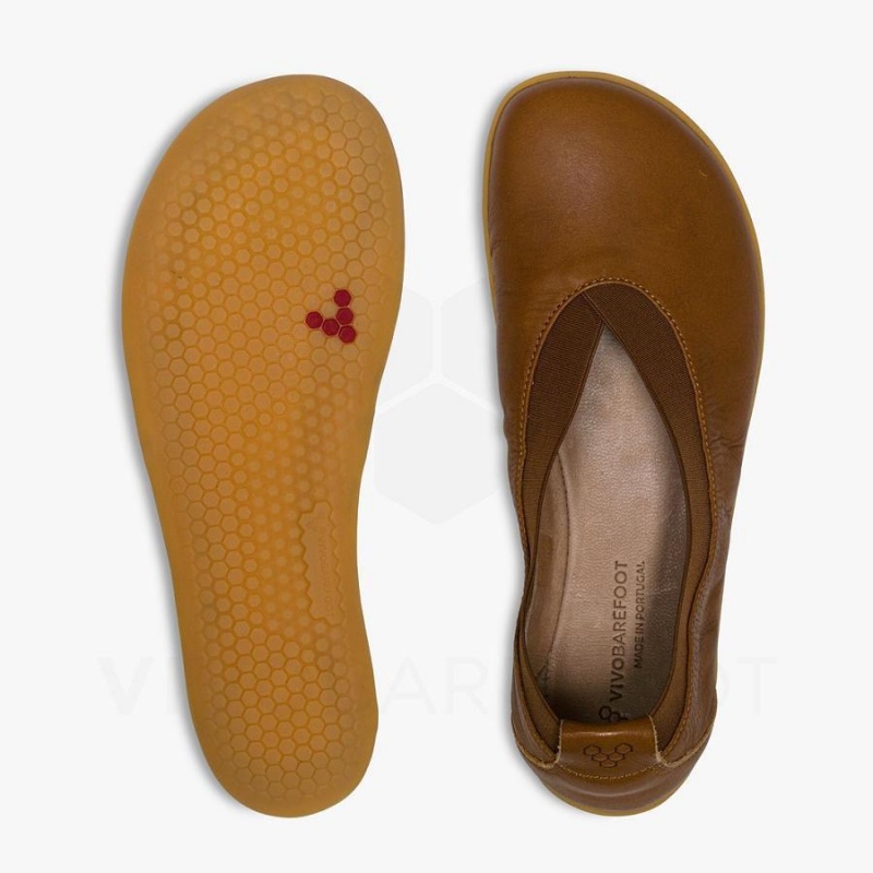 Chaussures Lifestyle Vivobarefoot Opanka Ballerina Femme Marron | FR121VJ