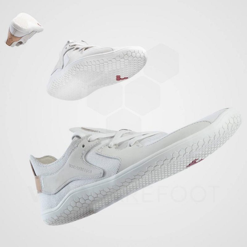 Chaussures Lifestyle Vivobarefoot Primus Asana Homme Blanche | FR308QC