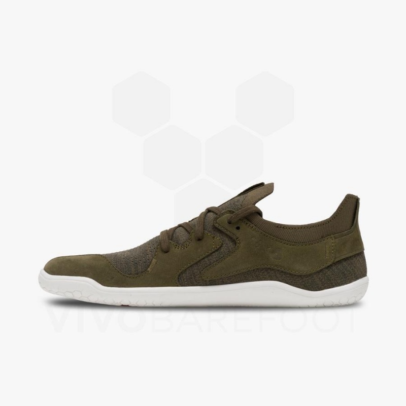 Chaussures Lifestyle Vivobarefoot Primus Asana II Homme Vert Olive | FR304UK