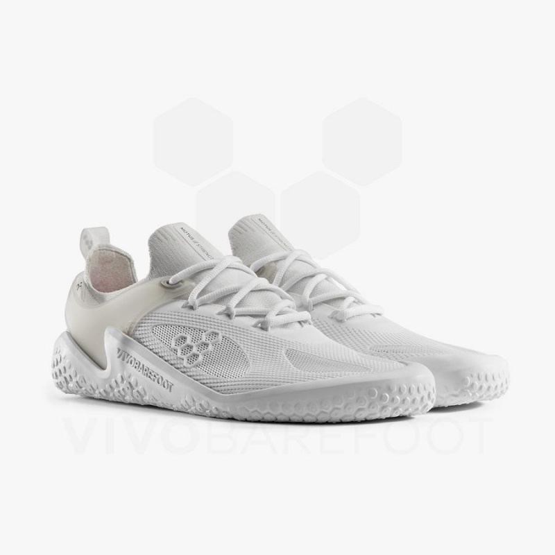 Chaussures Running Route Vivobarefoot Motus Strength Femme Blanche | FR226UK