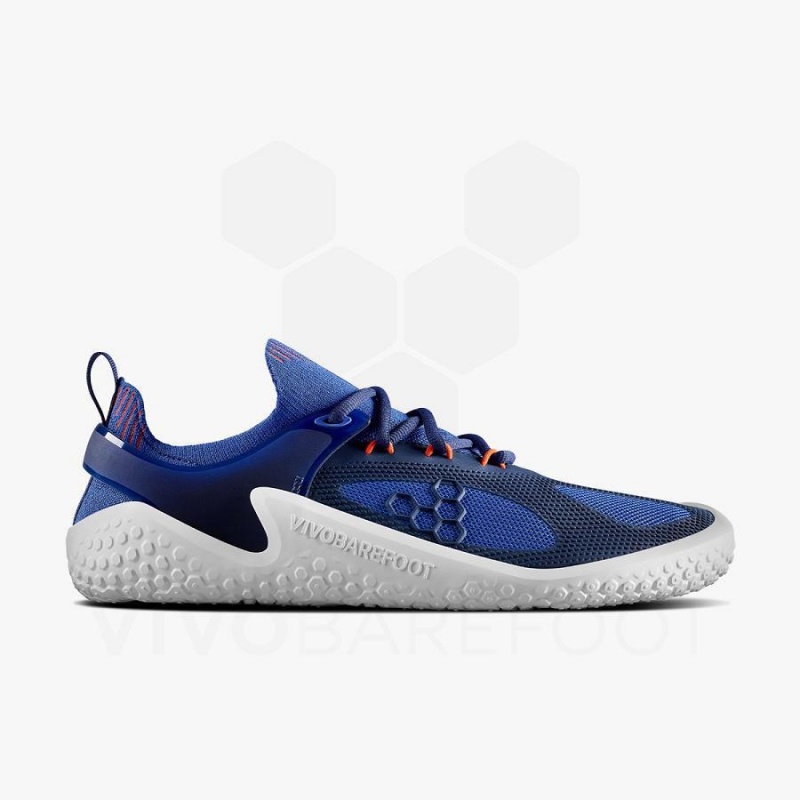 Chaussures Running Route Vivobarefoot Motus Strength Homme Bleu Bleu Marine Orange | FR397FU