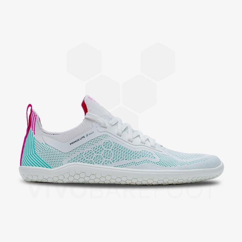 Chaussures Running Route Vivobarefoot Primus Lite Knit Homme Bleu | FR386QC