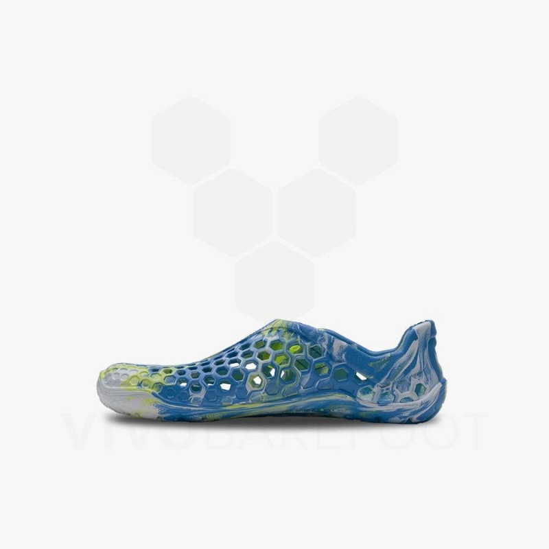 Sandale Vivobarefoot Ultra Bloom Enfant Bleu Turquoise Clair | FR004IR