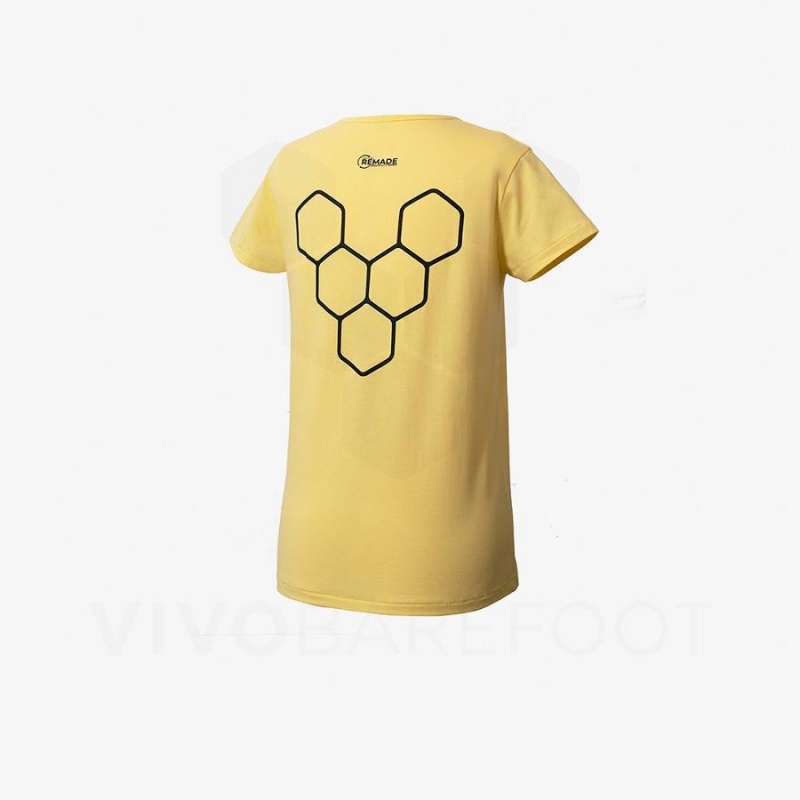 T Shirts Vivobarefoot Rapanui Sport Homme Jaune | FR274YF